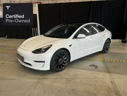 Wit Gebruikt 2021 Tesla Model 3 Performance Sedan | € 33.900 (Iets duurder)