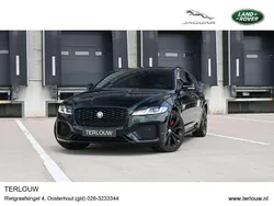 British racing green (donker groen metallic)bruin Gebruikt 2024 Jaguar XF Sportbrake R-Dynamic Stationwagen | € 89.995