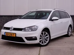 Wit Gebruikt 2017 VW Golf VII R-line Stationwagen | € 13.250 (Goede deal)