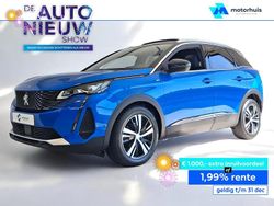 Blauw Gebruikt 2021 Peugeot 3008 GT-line SUV | € 21.940 (Eerlijke prijs)
