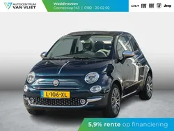 Blauw Gebruikt 2021 Fiat 500C Dolcevita Cabriolet | € 16.389 (Eerlijke prijs)
