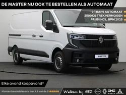 Wit Nieuw 2025 Renault Master Van | € 52.472 (Iets duurder)