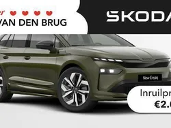 Groen, metallic lak Nieuw 2025 Skoda Enyaq iV SportLine SUV | € 53.995 (Goede deal)