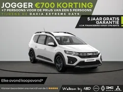 Blanc glacier Nieuw 2025 Dacia Jogger Expression MPV | € 27.475 (Eerlijke prijs)