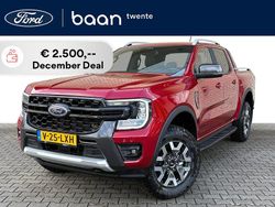 Rood Nieuw 2025 Ford Ranger Wildtrack Pickup | € 49.350