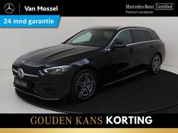 Zwart Gebruikt 2023 Mercedes C300 AMG line Stationwagen | € 42.945 (Goede deal)