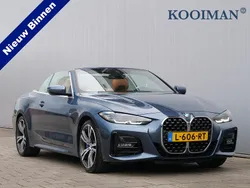 Blauw, metallic lak Gebruikt 2021 BMW 420 M Sport Cabriolet | € 48.450 (Iets duurder)