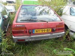 Rood Gebruikt 1986 Mitsubishi Colt Hatchback | € 1.250