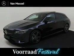 Zwart Nieuw 2025 Mercedes CLA180 Shooting Brake AMG Stationwagen | € 49.995