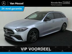 Zilver, metallic lak Gebruikt 2024 Mercedes C300e AMG line Stationwagen | € 49.945 (Eerlijke prijs)