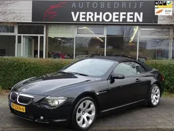 Zwart Gebruikt 2007 BMW 630 Cabriolet Executive Cabriolet | € 12.950