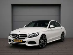 Wit Gebruikt 2015 Mercedes C200 AMG line Sedan | € 22.500