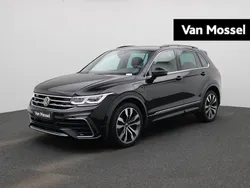 Zwart Gebruikt 2021 VW Tiguan R-line SUV | € 35.900 (Eerlijke prijs)