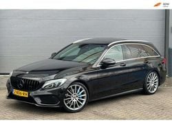 Zwart Gebruikt 2017 Mercedes C350e AMG line Stationwagen | € 19.990 (Eerlijke prijs)