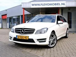 Wit, metallic lak Gebruikt 2014 Mercedes C180 Ambition Stationwagen | € 14.450 (Eerlijke prijs)