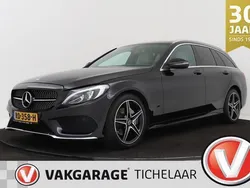 Zwart, metallic lak Gebruikt 2017 Mercedes C180 Sport Edition Stationwagen | € 23.899 (Eerlijke prijs)