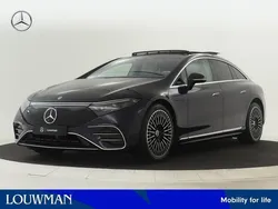 Blauw Nieuw 2024 Mercedes EQS580 AMG line Hatchback | € 114.995