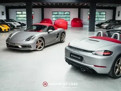 Zilvergt silver metallic ( m7z ) Gebruikt 2021 Porsche Boxster Spyder Cabriolet | € 107.900