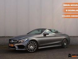 Grijs, metallic lak Gebruikt 2016 Mercedes C250 AMG line Cabriolet | € 28.900