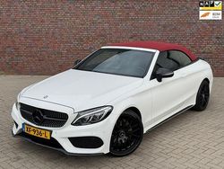 Wit Gebruikt 2017 Mercedes C180 AMG line Cabriolet | € 25.950 (Eerlijke prijs)