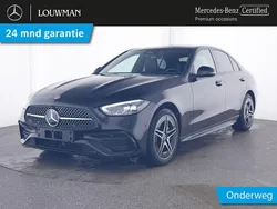 Zwart Gebruikt 2024 Mercedes C300 AMG line Sedan | € 49.750 (Goede deal)