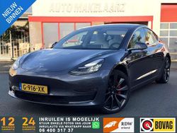 Grijs Gebruikt 2019 Tesla Model 3 Performance Sedan | € 24.950 (Eerlijke prijs)