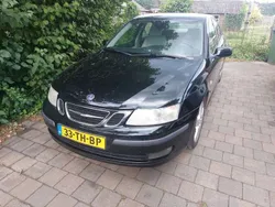 Zwart Gebruikt 2006 Saab 9-3 Linear Sedan | € 2.150 (Super prijs)
