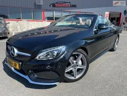 Zwart Gebruikt 2017 Mercedes C180 AMG Cabriolet | € 27.999 (Eerlijke prijs)