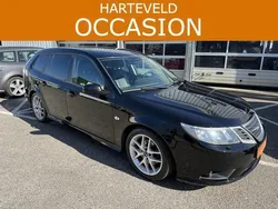 Zwart Gebruikt 2008 Saab 9-3 Vector Stationwagen | € 16.950