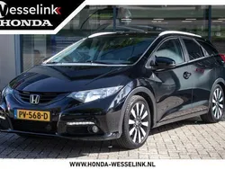 Zwart, metallic lak Gebruikt 2014 Honda Civic Lifestyle Stationwagen | € 8.950 (Eerlijke prijs)