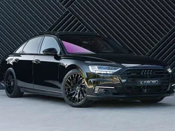 Zwart Gebruikt 2021 Audi A8 S-Line Sedan | € 59.900