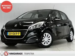 Zwart Gebruikt 2018 Peugeot 208 Active Hatchback | € 6.450 (Eerlijke prijs)