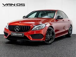Rood Gebruikt 2018 Mercedes C250 AMG line Sedan | € 31.995