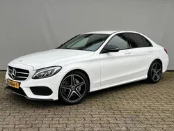 Wit Gebruikt 2017 Mercedes C180 AMG line Sedan | € 24.750 (Eerlijke prijs)