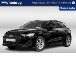 Zwart Nieuw 2025 Audi A3 Sportback Proline Hatchback | € 35.950 (Duur)