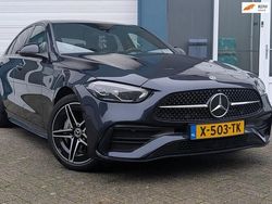 Blauw Gebruikt 2021 Mercedes C300 AMG line Sedan | € 42.950 (Goede deal)