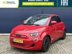 Rood Gebruikt 2024 Fiat 500C La Prima Cabriolet | € 37.490