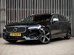 Zwart Gebruikt 2019 Volvo V90 R-Design Stationwagen | € 29.950 (Eerlijke prijs)