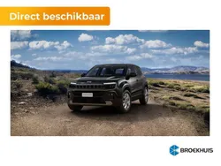 Zwart Nieuw 2025 Jeep Avenger Altitude SUV | € 42.448 (Iets duurder)