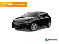 Zwart Nieuw 2024 VW Polo R-line Edition Hatchback | € 31.675 (Eerlijke prijs)