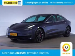 Grijs, metallic lak Gebruikt 2020 Tesla Model 3 Performance Sedan | € 20.909 (Goede deal)
