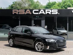 Zwart, metallic lak Gebruikt 2018 Audi A3 Sportback Sport Hatchback | € 16.450 (Super prijs)