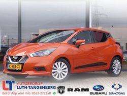 Oranje, metallic lak Gebruikt 2021 Nissan Micra Acenta Hatchback | € 14.950 (Eerlijke prijs)