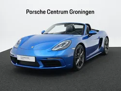 Blauw, metallic lak Gebruikt 2017 Porsche 718 Boxster Cabriolet | € 64.900