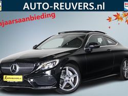 Zwart Gebruikt 2016 Mercedes C180 AMG line Coupé | € 22.900 (Goede deal)