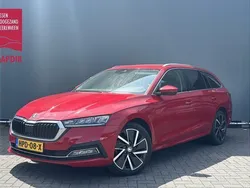 Rood, metallic lak Gebruikt 2021 Skoda Octavia Business Line Stationwagen | € 24.899 (Eerlijke prijs)