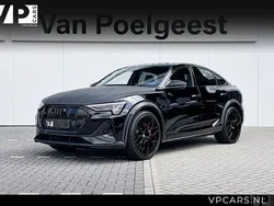 Zwart Gebruikt 2021 Audi e-tron Sportback S-Line SUV | € 41.900 (Eerlijke prijs)