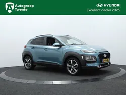 Ceramic blue (blauw metallic) Gebruikt 2018 Hyundai Kona Premium SUV | € 16.950 (Eerlijke prijs)
