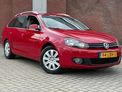 Rood Gebruikt 2010 VW Golf VI Highline Stationwagen | € 5.895 (Goede deal)