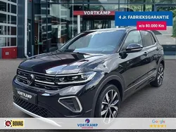 Zwart, metallic lak Nieuw 2025 VW T-Cross R-line SUV | € 37.950 (Eerlijke prijs)
